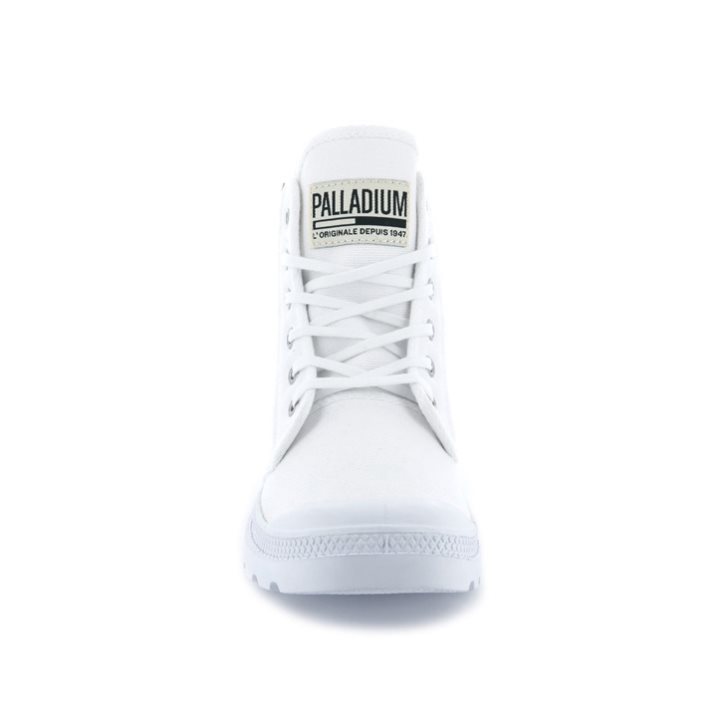 Baskets Palladium Pampa Hi Originale High Tops Femme Blanche | FR FLS146V